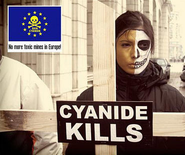 Campaña BangBanCyanide, para prohibir el uso de cianuro en minería en Europa
