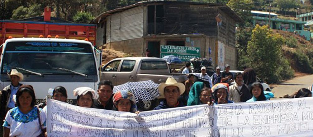 Que cierren la Mina Marlin (Foto: COPAE)