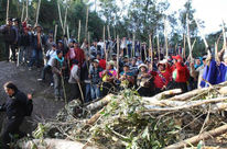 Protesta en Cañaris, Lambeyeque, Perú