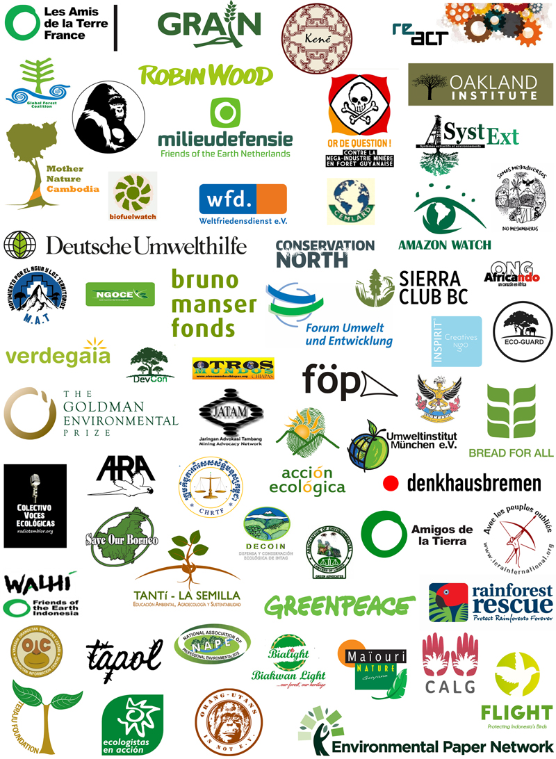 Solidaritätserklärung - Logos NGOs
