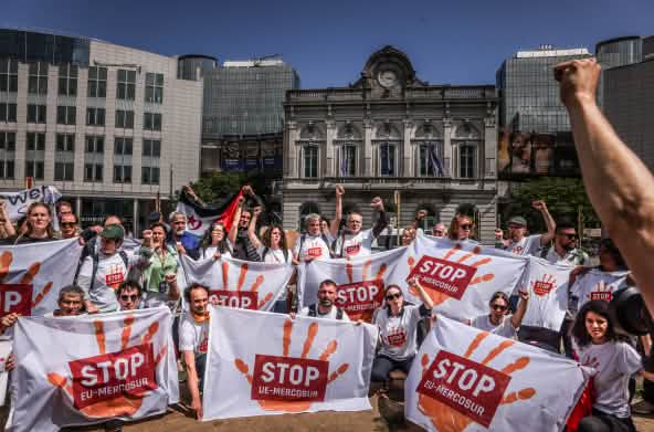 Grupo de la campaña internacional para frenar el tratado UE Mercosur