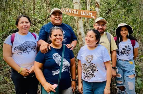 Miembros de la Cooperativa Túumben Ko'oben (TK)