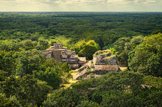 Ruinas Maya de Ek Balam en Yucatán, México