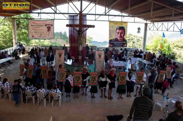 La sociedad civil Las Abejas de Acteal reciben premio "Mariano Abarca" a la defensa ambiental en Chiapas, México