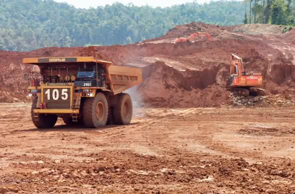 Extracción de níquel en Indonesia