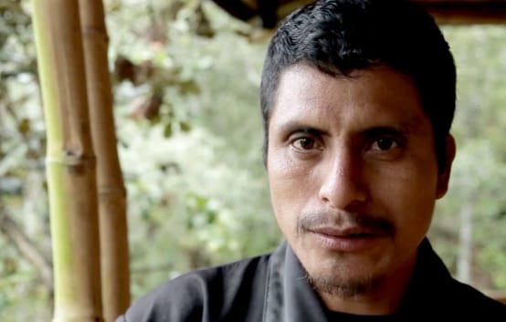 Retrato de Simón Pedro Pérez López, miembro de Las Abejas de Acteal, defensor de derechos humanos asesinado el 5 de julio de 2021