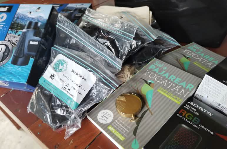 Material necesario para el monitoreo de fauna