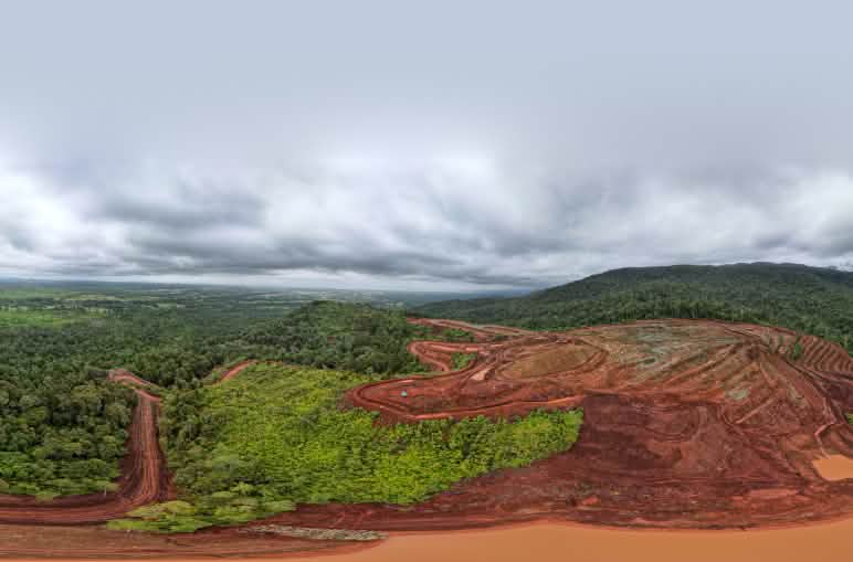 Zonas deforestadas se expanden por la selva tropical