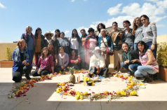 Grupo de mujeres de la Red Latinoamericana de Mujeres Defensoras de Derechos Sociales y Ambientales