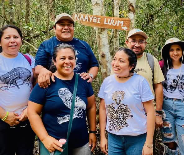Miembros de la Cooperativa Túumben Ko'oben (TK)