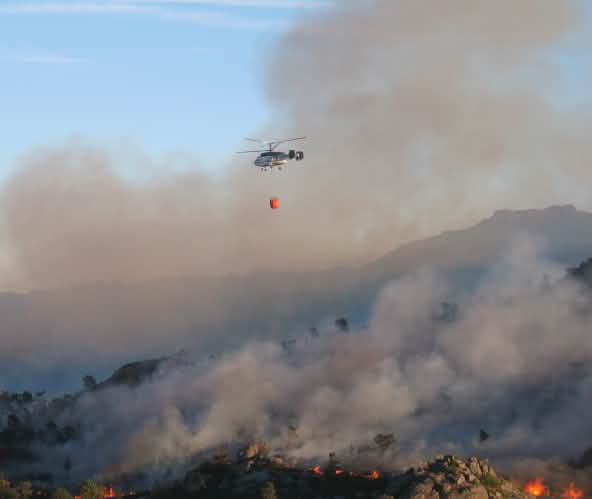 Incendio en Galicia en el año 2013