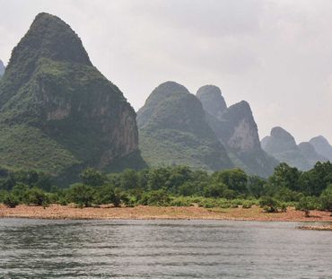 Paisaje cárstico en China