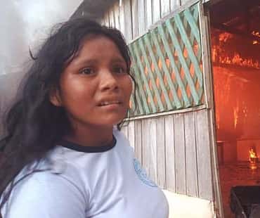 Ataque de la comunidad indígena Munduruku e incendio de una de las viviendas de Fazenda Tapajós