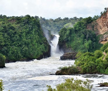 Vista de las Cataratas Murchinson, Uganda