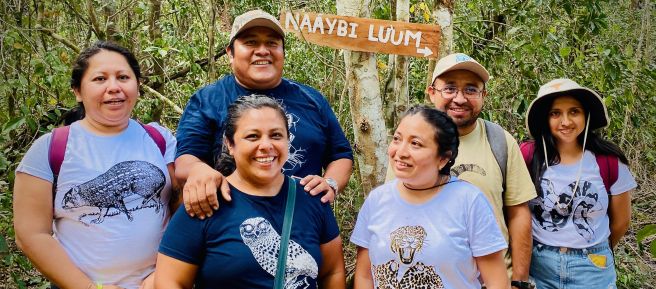 Miembros de la Cooperativa Túumben Ko'oben (TK)
