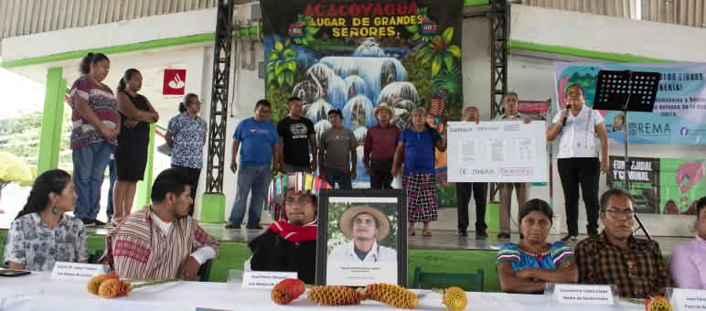 Cabildo Abierto en Acacoyagua para declarar el municipio Libre de Minería Acacoyagua, Chiapas, Foro en Defensa de los Ríos y la Madre Tierra, el 3 de Septiembre