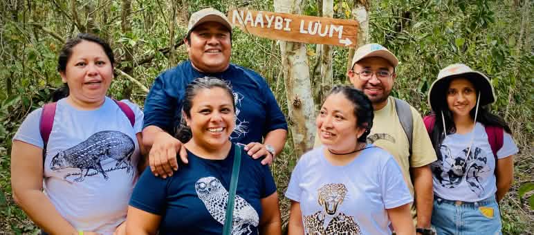 Miembros de la Cooperativa Túumben Ko'oben (TK)