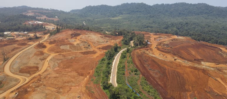 Extracción de níquel en Sulawesi Central