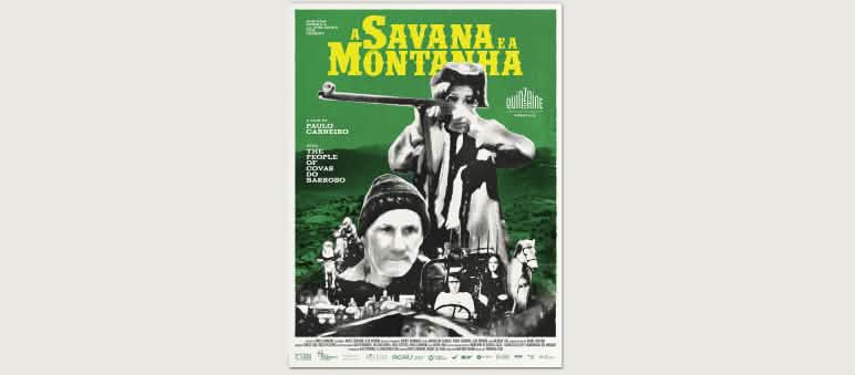 Película cartel "A savana e a montana"