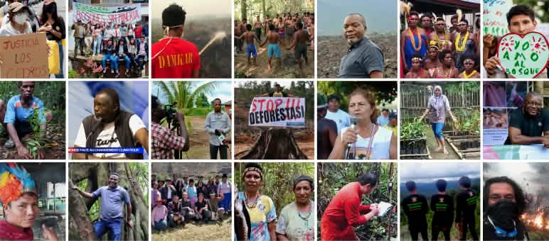 Collage de una selección de socios