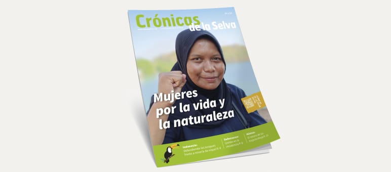 Portada de las Crónicas de la Selva Portada en vista 3D de la revista Crónicas de la Selva 1/24