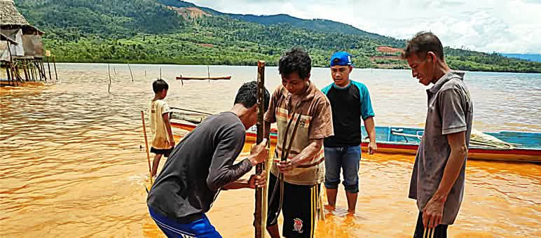 Las aguas residuales y la sobrecarga de la industria del níquel contaminan el mar en Sulawesi Contaminación del mar relacionada con la minería de níquel