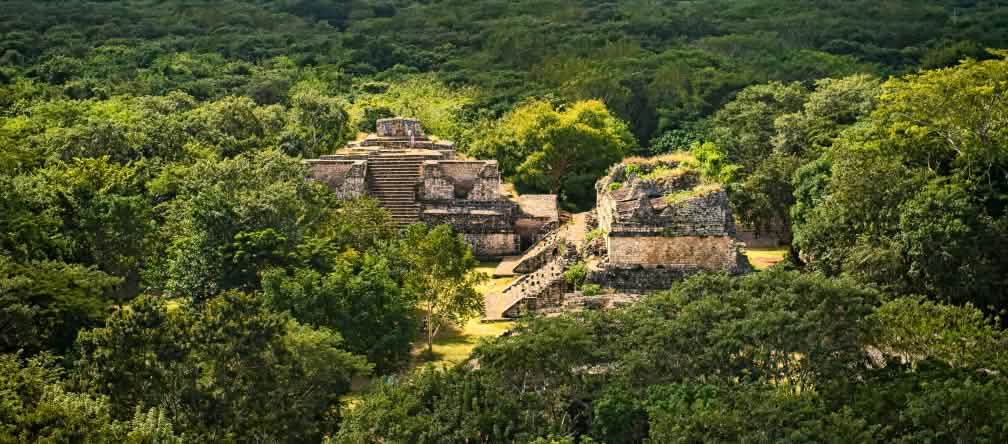 Ruinas Maya de Ek Balan en Yucatán, México