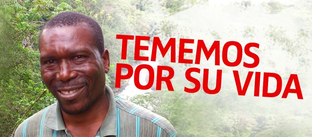 Nasako Besingi Nasako Besingi con texto "Tememos por su vida"