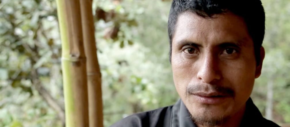 Retrato de Simón Pedro Pérez López, miembro de Las Abejas de Acteal, defensor de derechos humanos asesinado el 5 de julio de 2021