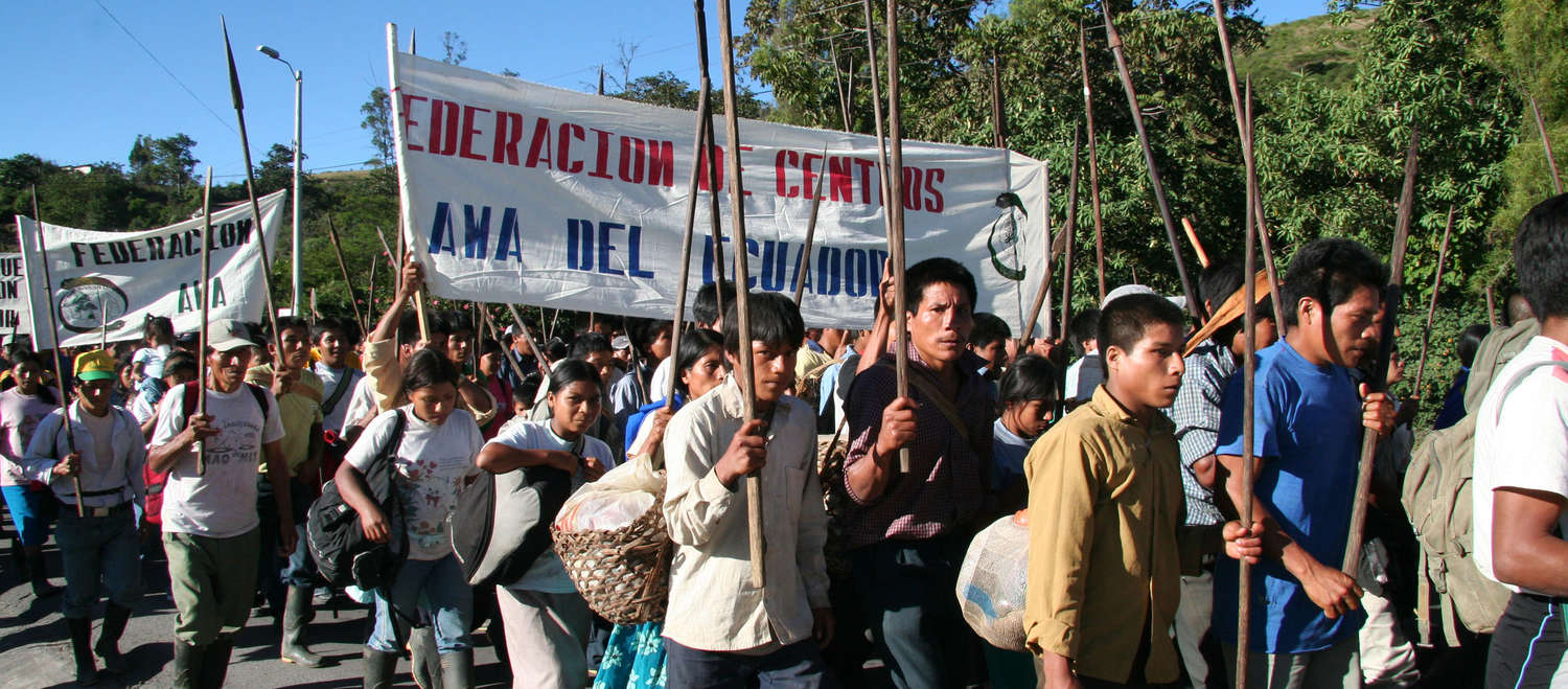 Indígenas Awá de Ecuador