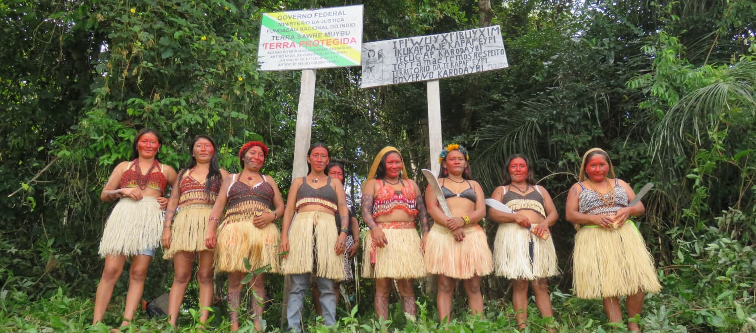 Mujeres del pueblo indígena Munduruku, en Brasil