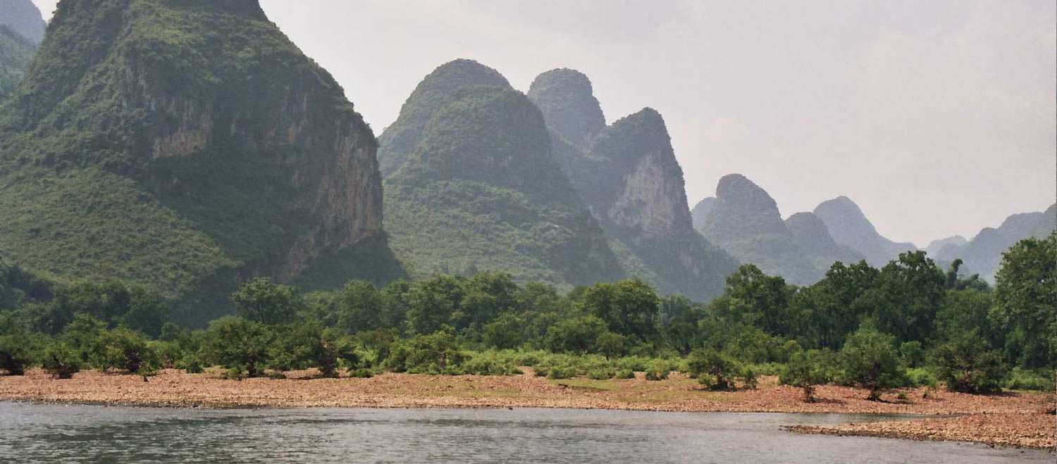 Paisaje cárstico en China