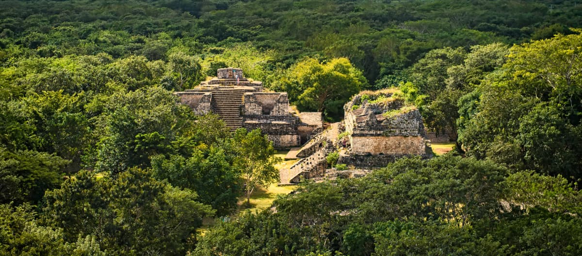 Ruinas Maya de Ek Balam en Yucatán, México