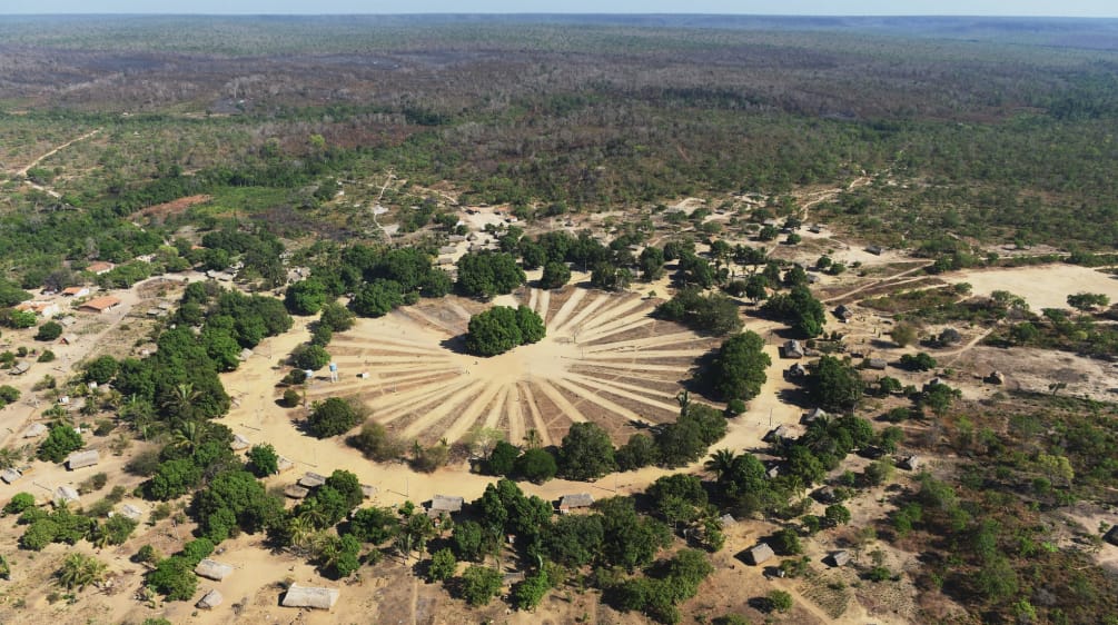 Asentamiento indígena en el Cerrado de Maranhão