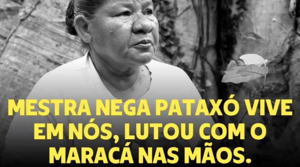 Fátima Muniz Pataxó, conocida como Nega Pataxó