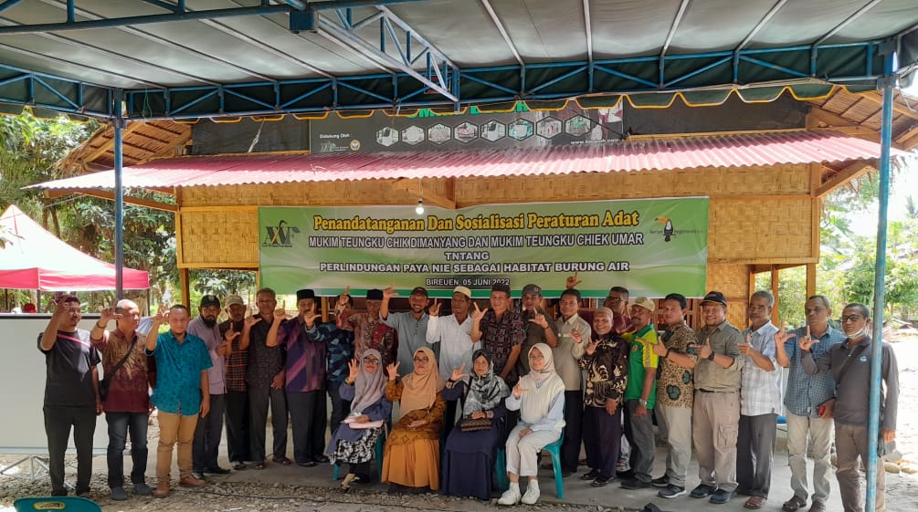 Foto de grupo de Aceh Wetland Foundation en Indonesia