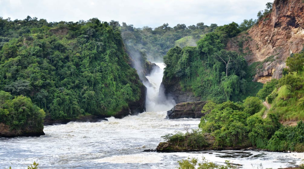 Vista de las Cataratas Murchinson, Uganda