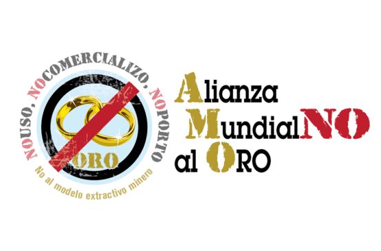 Logo de la Alianza Mundial NO al Oro