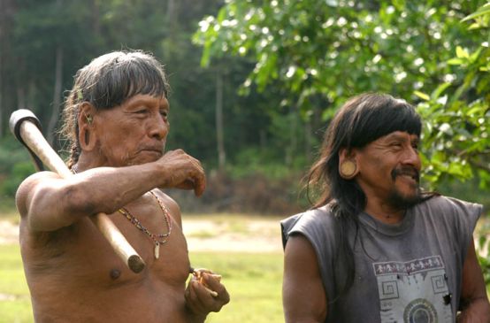 Guerreros waoranis del Ecuador