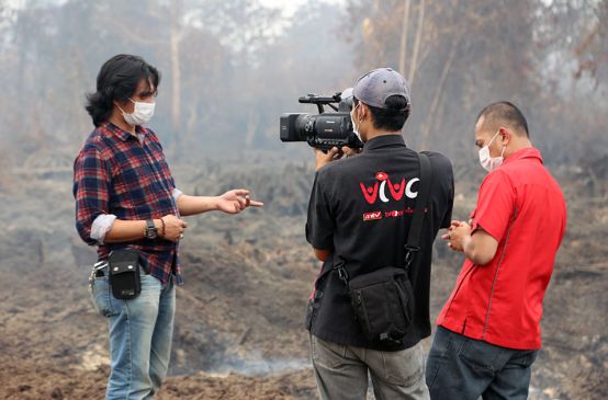 Feri Irawan ante los incendios en Indonesia