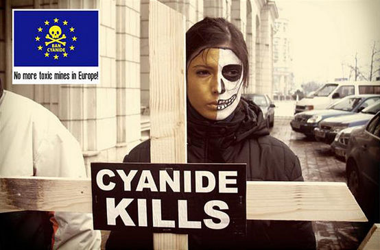 Campaña BangBanCyanide, para prohibir el uso de cianuro en minería en Europa