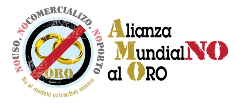 Logo de la Alianza Mundial NO al Oro