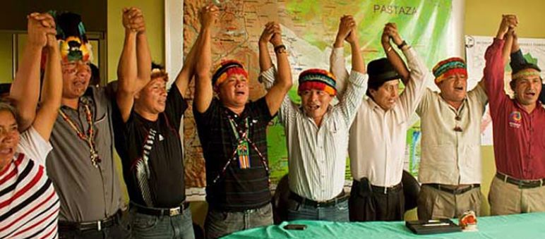 Foto: Joke Baert/Fundación Pachamama Indigenas contra la explotación petrolera