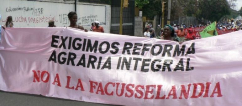Reivindicación de una reforma agraria integral en "facusselandia" Protesta campesina en Honduras