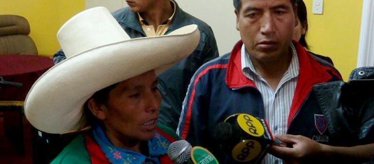 Audiencia frustrada el 20 de noviembre 2014 Maxima Acuña de Chaupe