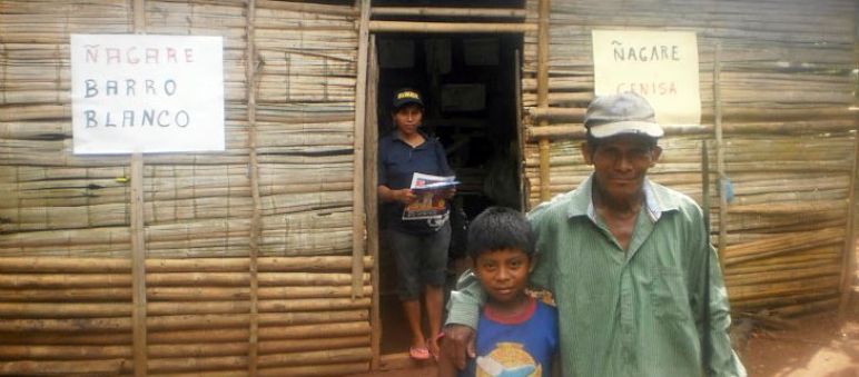 No a la hidroeléctrica Barro Blanco en las comunidades afectadas por el proyecto Ngäbe Nuevo Palomar Panama