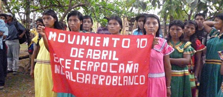La población rechaza el proyecto hidroeléctrico Barro Blanco Protesta Ngäbe Buglé en Panama