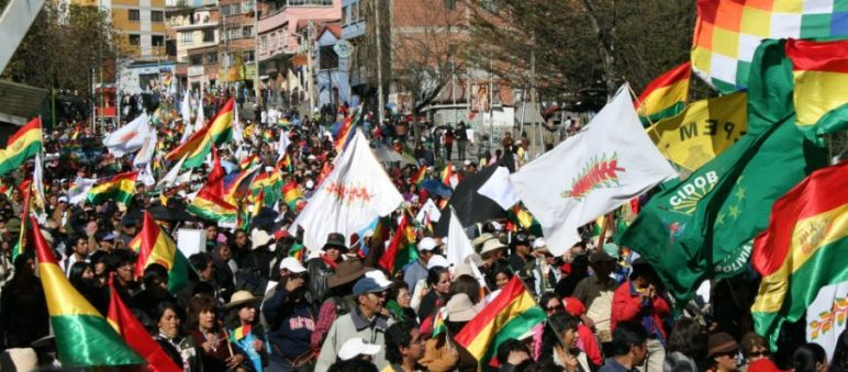 La IX Marcha llega a La Paz