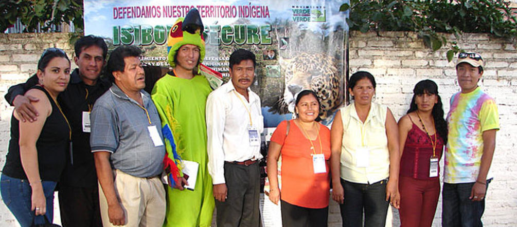 En defensa del TIPNIS Activistas ecologistas de Bolivia