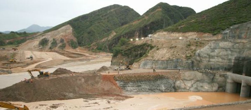 Obra de El Quimbo (foto: Diario del Huila)